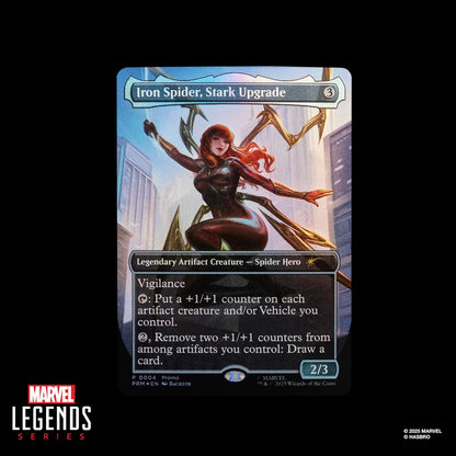 Iron Spider Mary Jane Figura De Acción Spider Man Magic The Gathering Marvel Legends 16 Cm