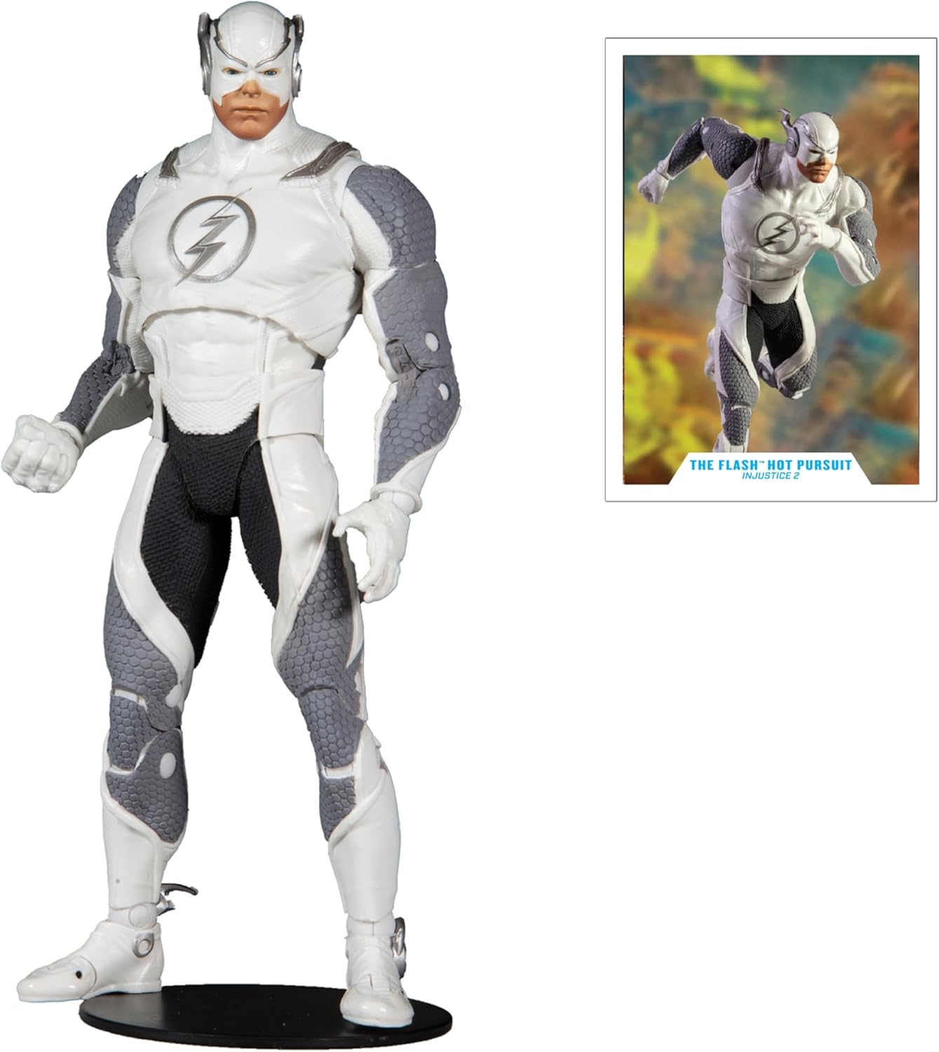The Flash Hot Pursuit Figura de Accion Injustice 2 DC Multiverse Mcfarlane 18 cm
