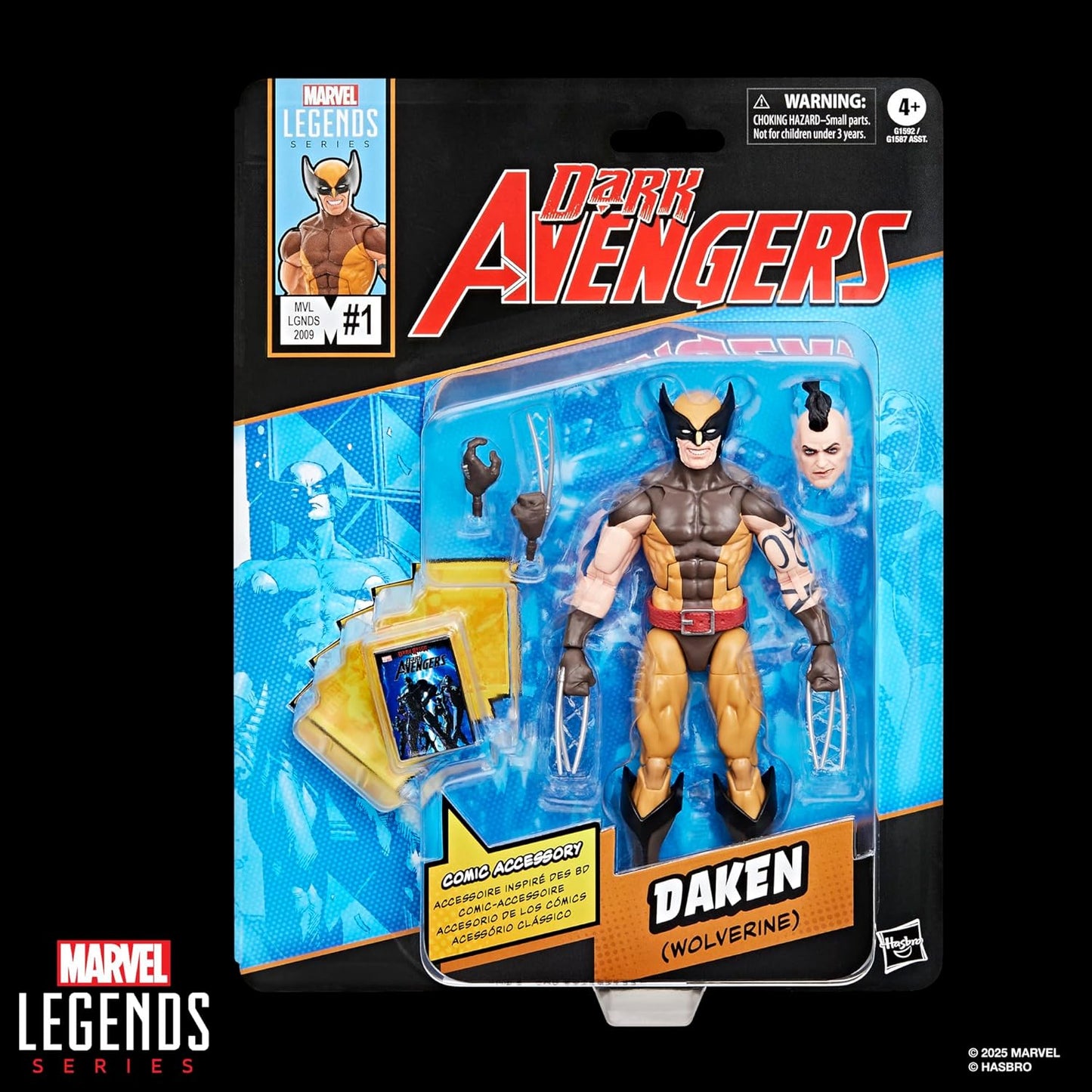 Daken Wolverine Figura De Acción Dark Avengers Marvel Legends Retro 15 Cm