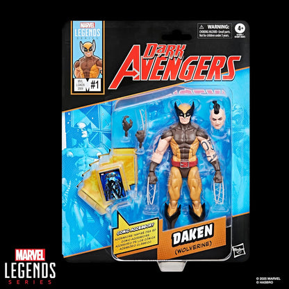Daken Wolverine Figura De Acción Dark Avengers Marvel Legends Retro 15 Cm
