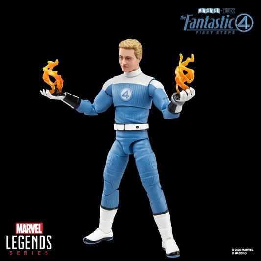 Johnny Storm Human Torch Figura De Acción Fantastic 4 Marvel Legends 16 Cm