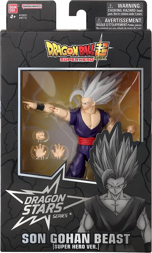 Son Gohan Beast Super Hero Figura De Acción Dragon Ball Super Hero Dragon Stars Bandai 16 Cm
