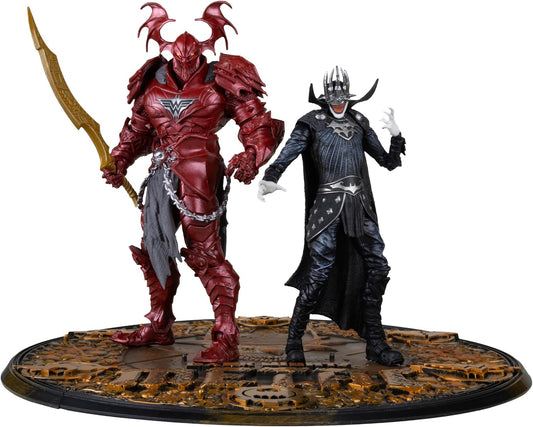Batman Who Laughs (Knight Armor) & Merciless Pack Figura de Acción Batman McFarlane Toys 18 & 23 Cm