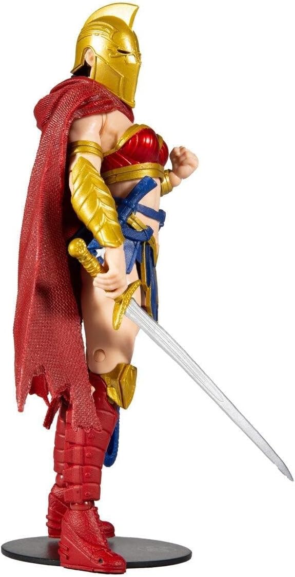 Wonder Woman With Helmet Of Fate Figura de Acción Batman Last Knight On Earth Dc Multiverse Mcfarlane Toys 18 Cm