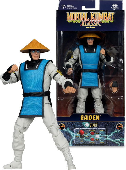 Raiden Figura de Accion Mortal Kombat Klassic Mcfarlane Toys 17cm