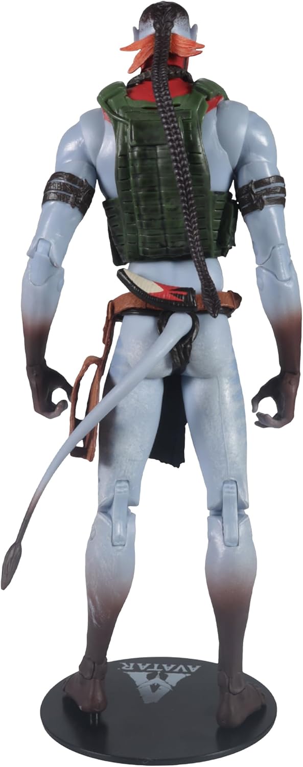 Quaritch Ash Warrior Figura de Acción Avatar Fire & Ash McFarlane Toys 18 Cm