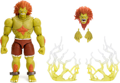 Blanka Figura De Acción Ultra Street Fighter II Jada Toys 18 Cm