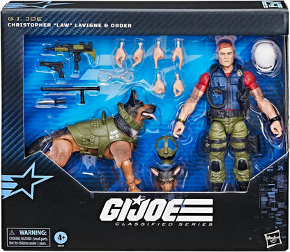 Christopher Law Lavigne & Order Figura de Accion Cobra Gi Joe 157 Classified Series 16 cm