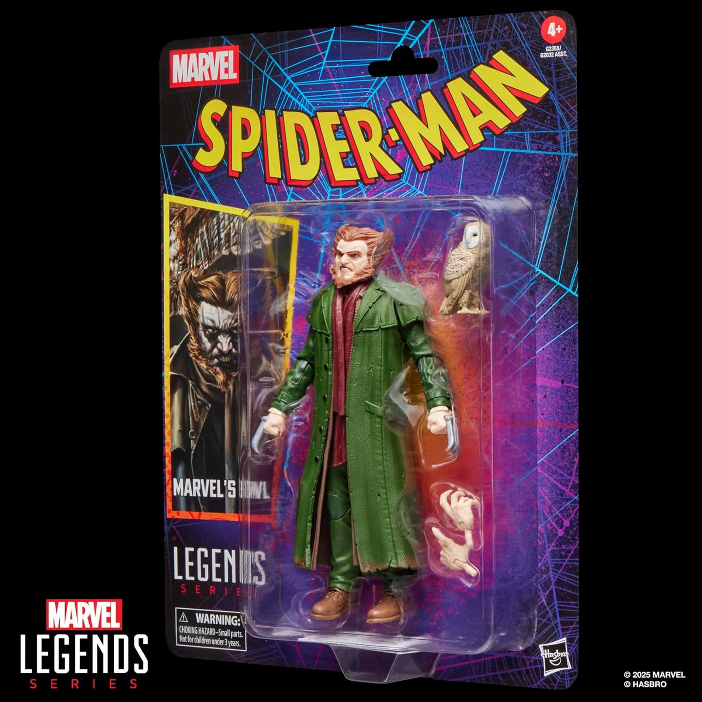 Owl Figura De Acción Spiderman Marvel Studios Marvel Legends Hasbro 16 Cm