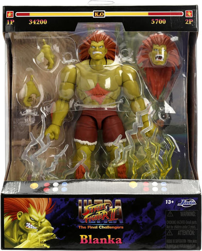 Blanka Figura De Acción Ultra Street Fighter II Jada Toys 18 Cm