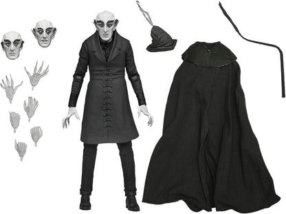 Nosferatu Conde Orlok Black & White Figura De Acción Universal Monsters Neca Ultimate Toys 18 Cm