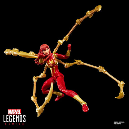Iron Spider Mary Jane Figura De Acción Spider Man Magic The Gathering Marvel Legends 16 Cm