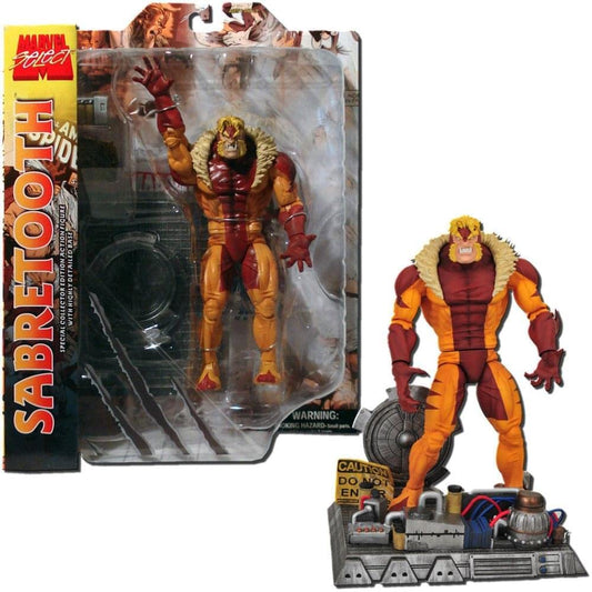 Sabretooth Figura De Acción X Men Marvel Select Diamond Select 19 Cm