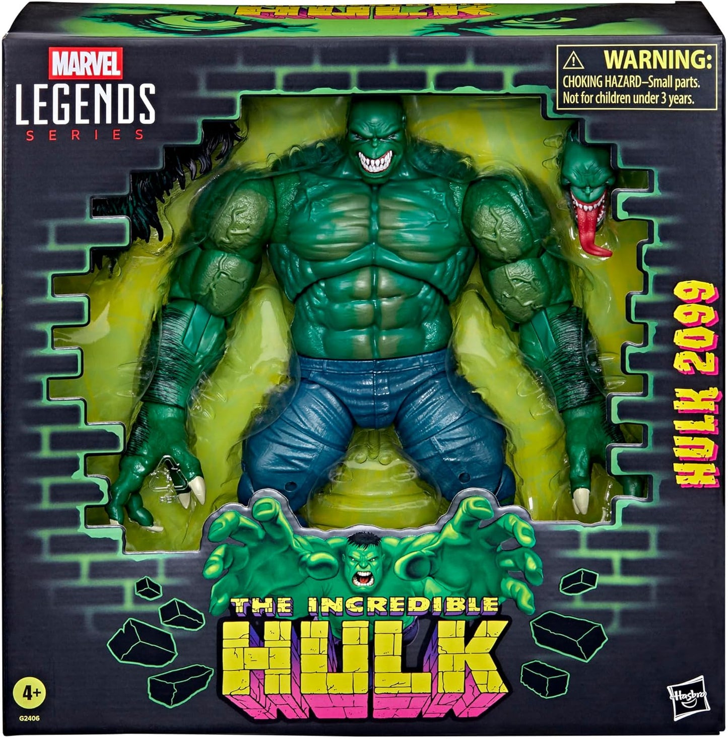 Hulk 2099 Figura de Accion The Incredible Hulk Marvel Legends 22 Cm