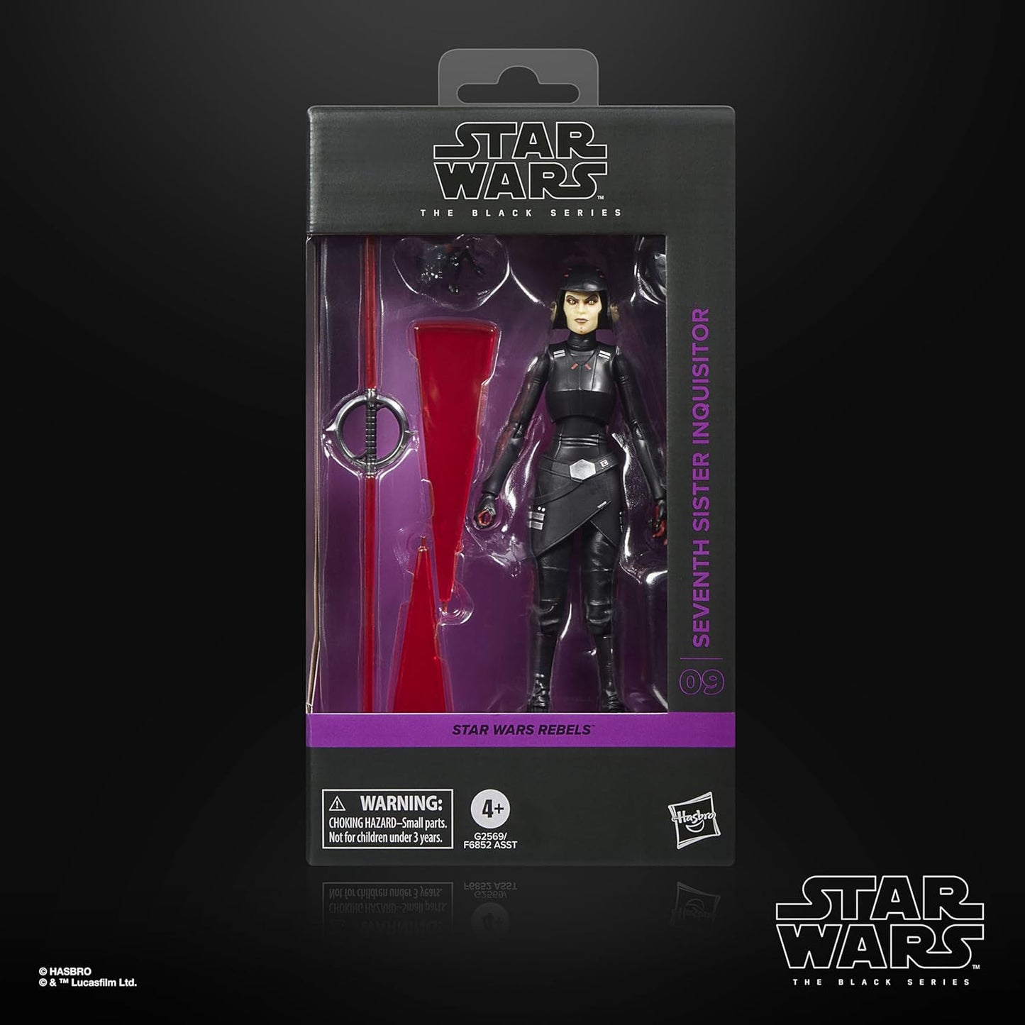 Seventh Sister Inquisitor Figura de Acción Star Wars Rebels Black Series 16 Cm
