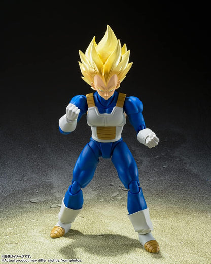 Vegeta Awakened Super Saiyan Blood Figura De Acción Dragon Ball Super SH Figuarts Bandai 15 Cm