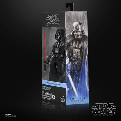 Darth Vader Duel´s End Figura de Acción Obi Wan Kenobi Star Wars Black Series 16 Cm