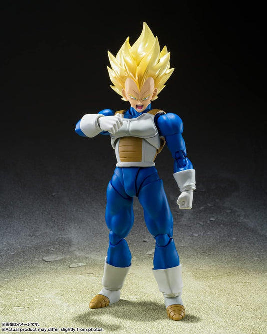 Vegeta Awakened Super Saiyan Blood Figura De Acción Dragon Ball Super SH Figuarts Bandai 15 Cm