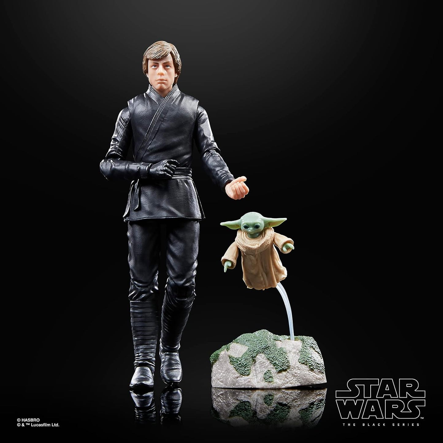 Luke Skywalker & Grogu Figura De Acción The Book Of Boba Fett Star Wars The Black Series 16 Cm