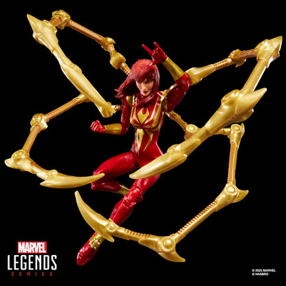 Iron Spider Mary Jane Figura De Acción Spider Man Magic The Gathering Marvel Legends 16 Cm