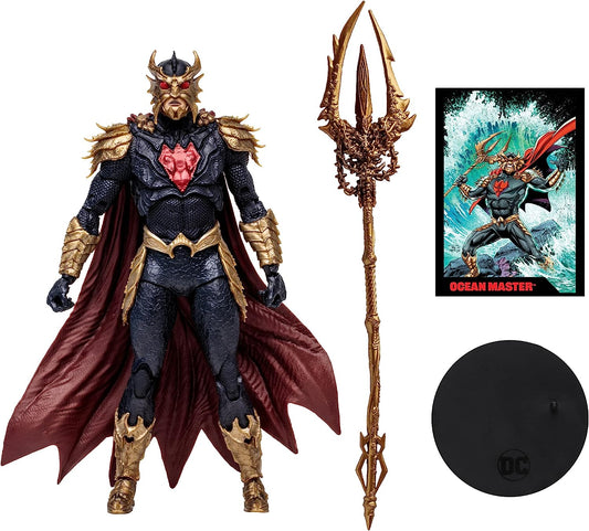 Ocean Master Comic Clásico Figura De Acción Aquaman Comic Dc Mcfarlane Toys 19 Cm