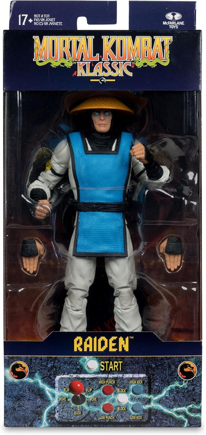 Raiden Figura de Accion Mortal Kombat Klassic Mcfarlane Toys 17cm