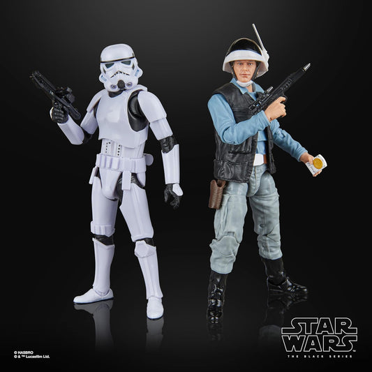 Rebel Trooper & Stormtrooper Pack Figura De Acción Star Wars A New Hope The Black Series Hasbro 16 Cm