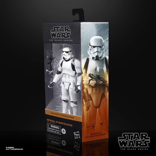 Imperial Stormtrooper Figura De Acción Star Wars The Mandalorian Black Series Hasbro 16 Cm