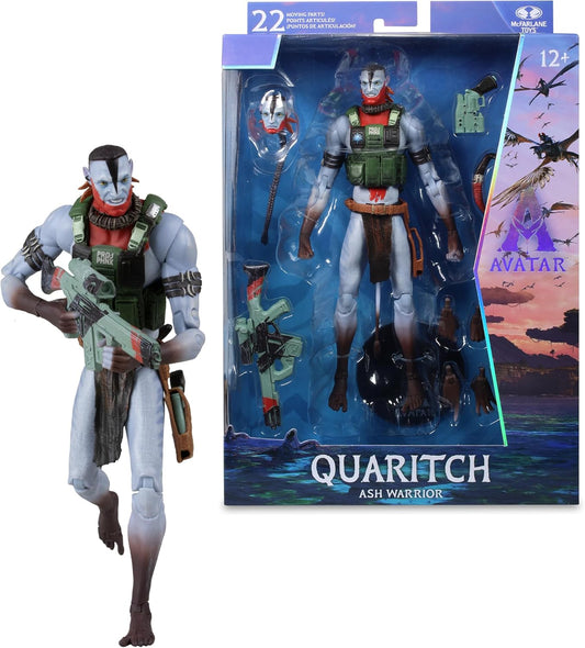Quaritch Ash Warrior Figura de Acción Avatar Fire & Ash McFarlane Toys 18 Cm