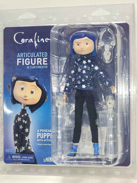 Coraline Star Sweater Figura De Acción Coraline Neca 20 Cm