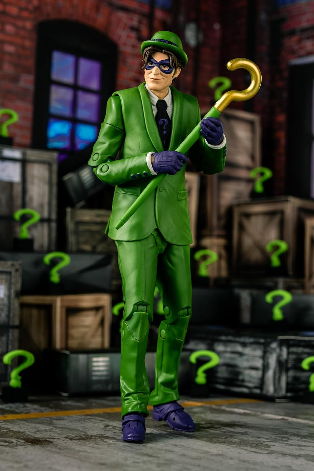The Riddler Figura De Acción Batman Hush Dc Multiverse Mcfarlane Toys 18 cm