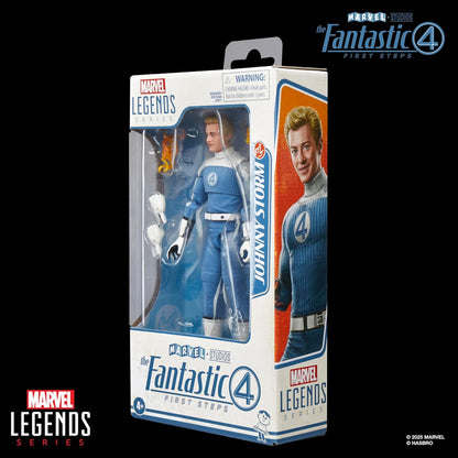 Johnny Storm Human Torch Figura De Acción Fantastic 4 Marvel Legends 16 Cm