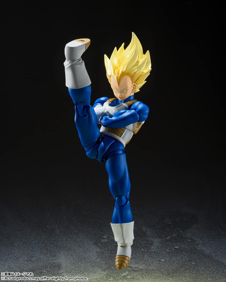 Vegeta Awakened Super Saiyan Blood Figura De Acción Dragon Ball Super SH Figuarts Bandai 15 Cm