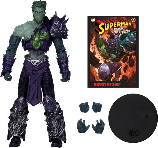 Ghost Of Zod Figura De Acción Ghosts of Krypton DC Direct Mcfarlane Toys 18 Cm