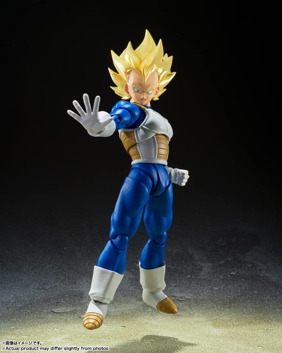 Vegeta Awakened Super Saiyan Blood Figura De Acción Dragon Ball Super SH Figuarts Bandai 15 Cm