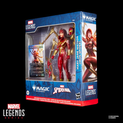 Iron Spider Mary Jane Figura De Acción Spider Man Magic The Gathering Marvel Legends 16 Cm