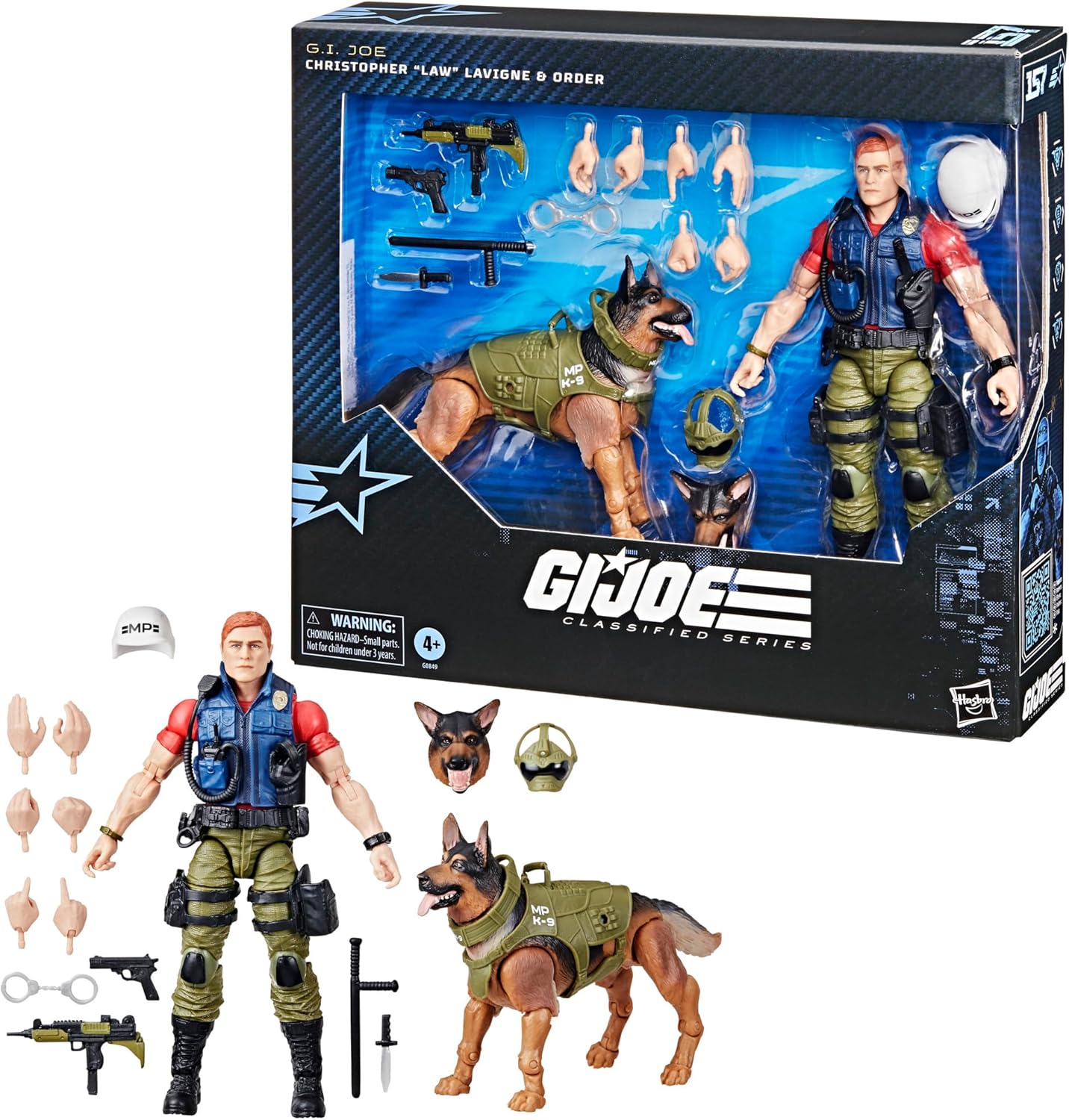 Christopher Law Lavigne & Order Figura de Accion Cobra Gi Joe 157 Classified Series 16 cm