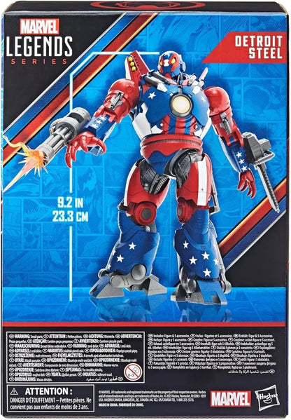 Detroit Steel Iron Man Figura De Acción Iron Man Marvel Legends Hasbro 18 Cm