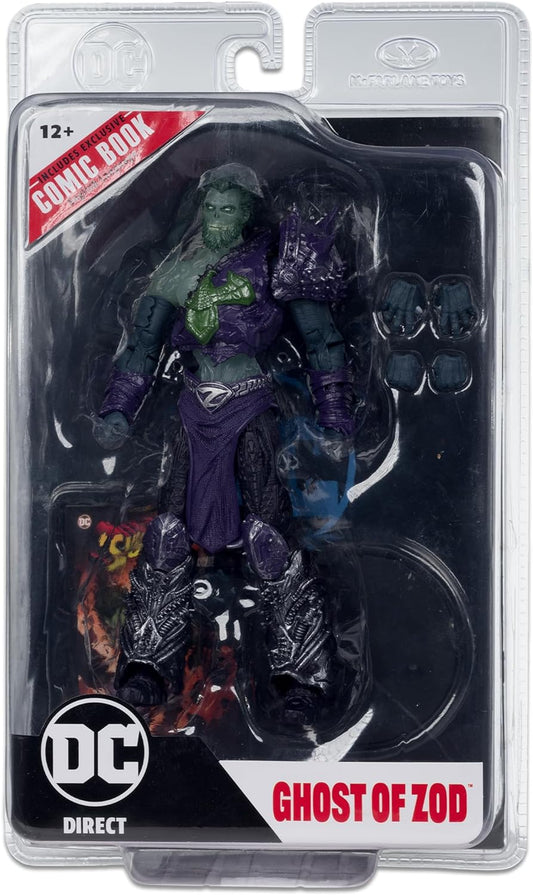 Ghost Of Zod Figura De Acción Ghosts of Krypton DC Direct Mcfarlane Toys 18 Cm