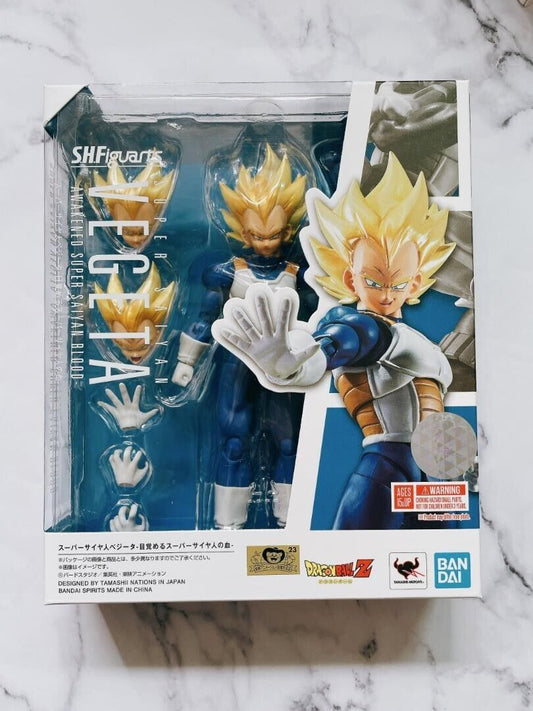 Vegeta Awakened Super Saiyan Blood Figura De Acción Dragon Ball Super SH Figuarts Bandai 15 Cm