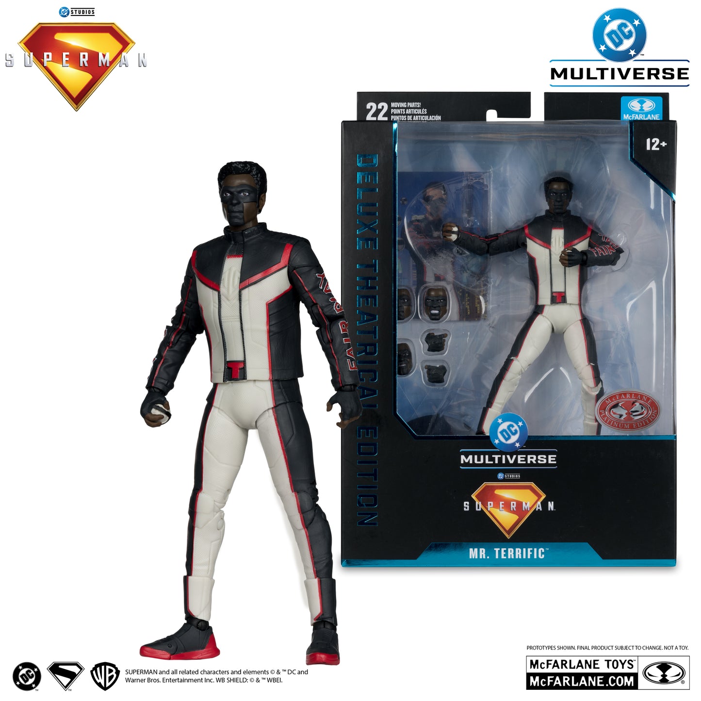 Mister Terrific Platinum Edition Figura De Acción Superman DC Mcfarlane Collector Edition 18 Cm