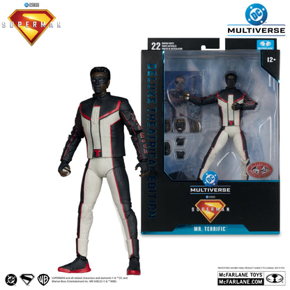 Mister Terrific Platinum Edition Figura De Acción Superman DC Mcfarlane Collector Edition 18 Cm