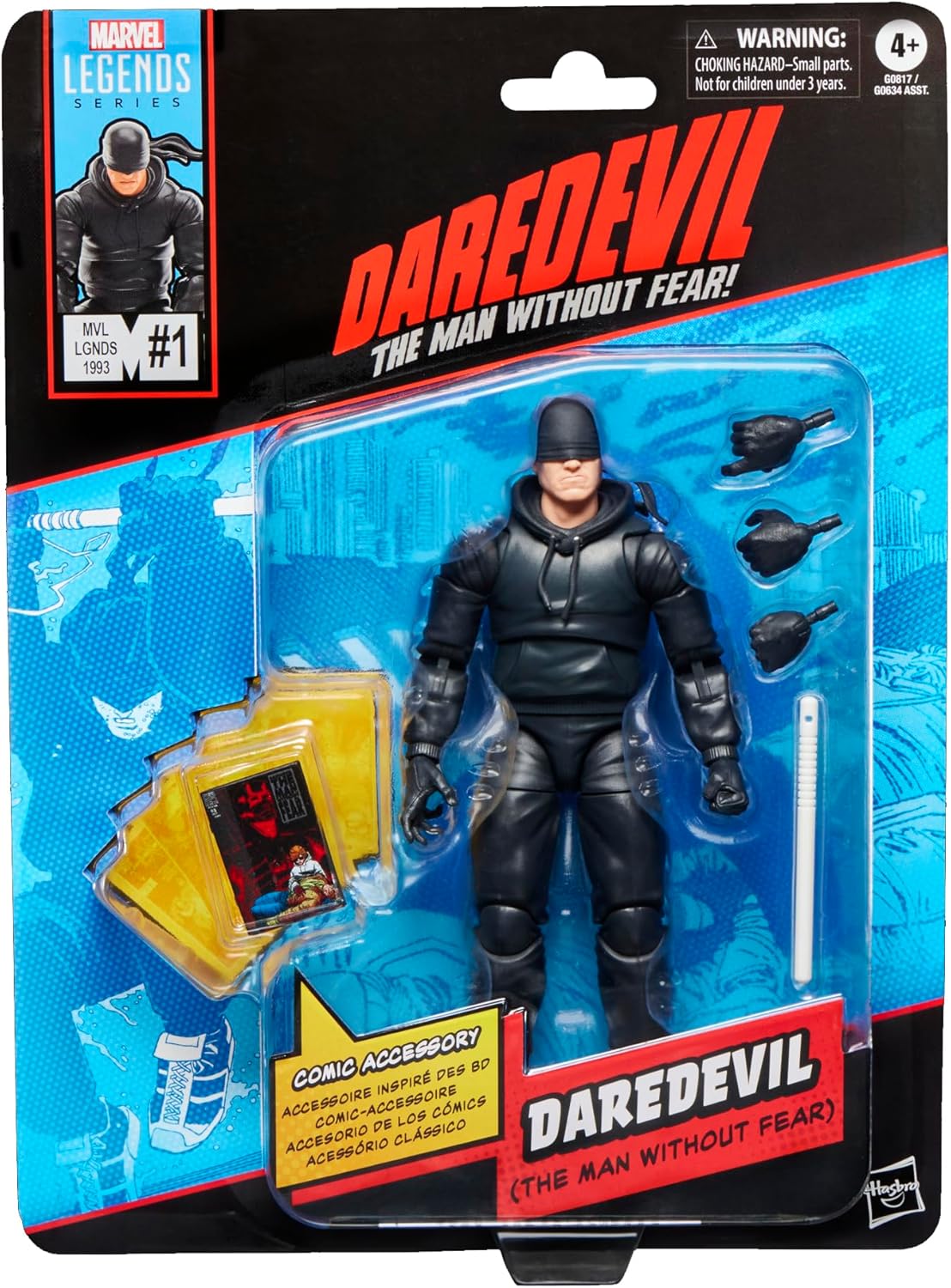 Daredevil Figura de Accion The Man Without Fear Marvel Legends 16 Cm