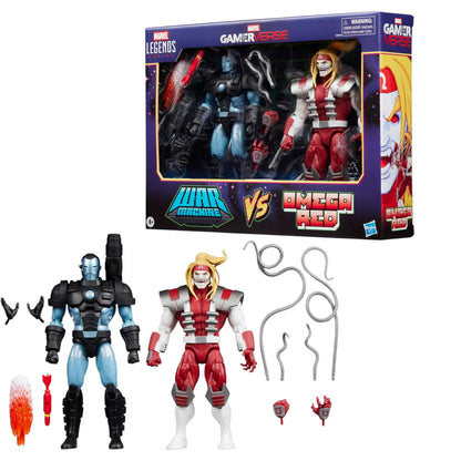 War Machine Vs Omega Red Pack Figuras Gamerverse Marvel Legends 16cm