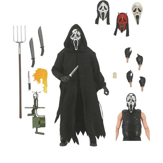 Ghost Face Inferno Figura de Accion Scream Horror Neca Ultimate 18 Cm