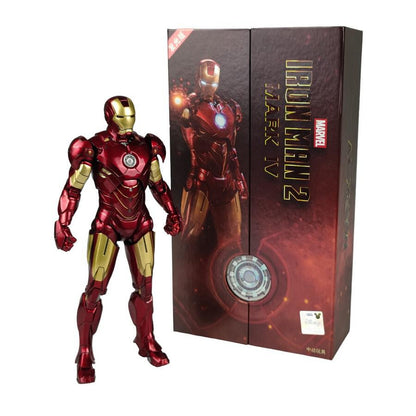Iron Man Mark 4 Figura de Accion Avengers Iron Man 2 Zd Toys 18cm