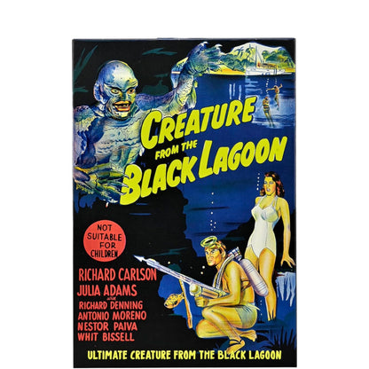 Creature From The Black Lagoon Black & White Figura De Acción Universal Monsters Neca Ultimate Toys 19 Cm