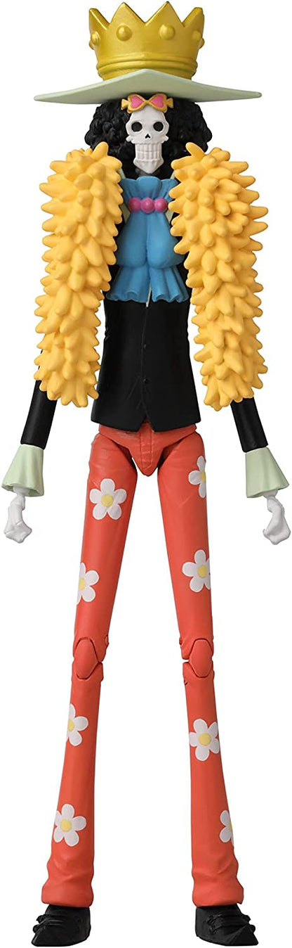 Brook Figura Acción One Piece Anime Heroes Bandai 18 Cm