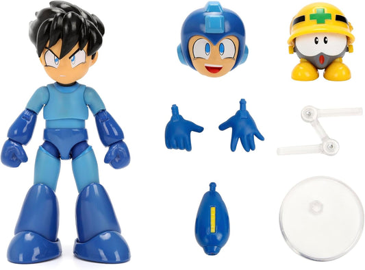 Mega Man & Neo Metal Figura De Acción Wave 3 Capcom Gamer Jada Toys 11 Cm