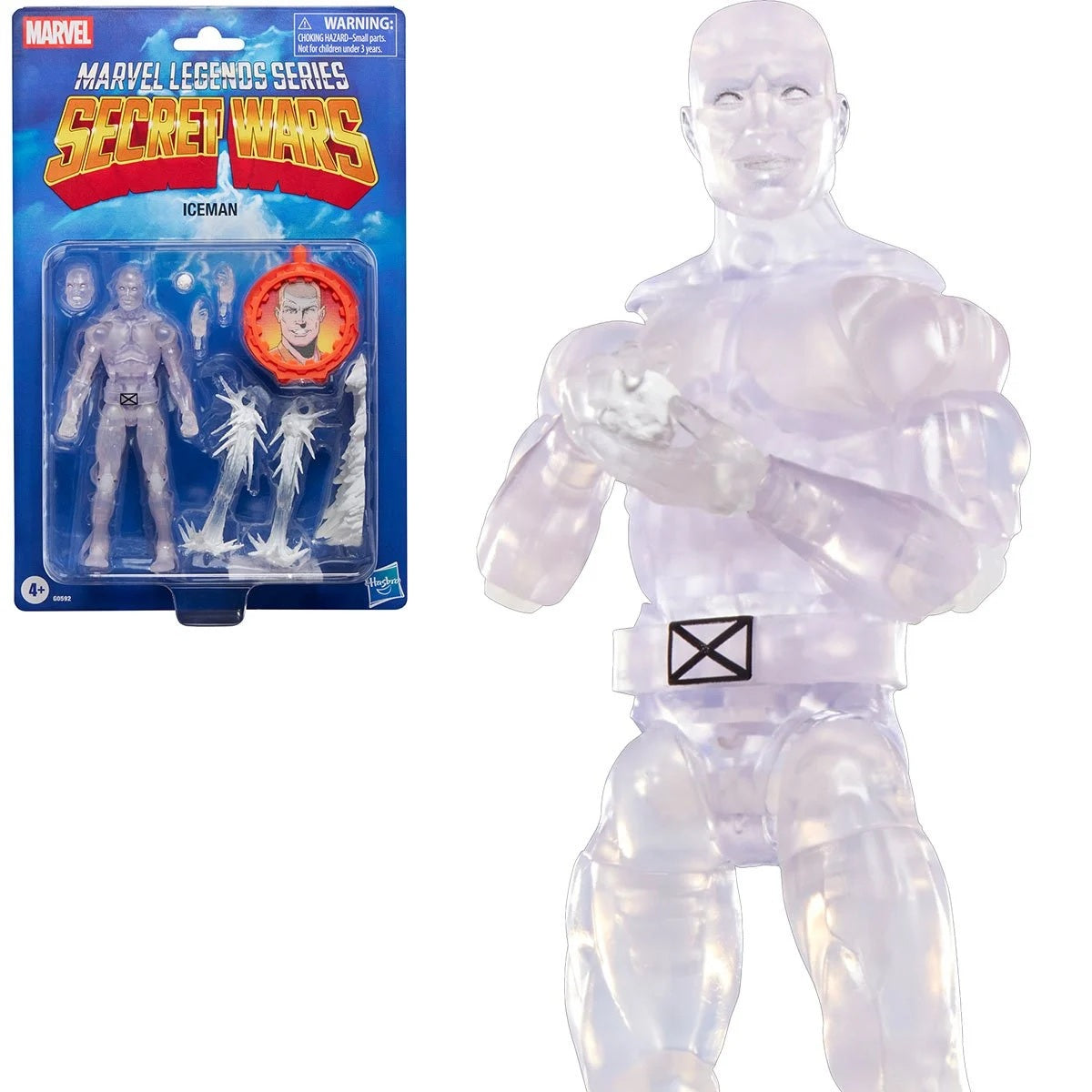 Iceman Figura De Acción Secret Wars Marvel Legends Retro 16 Cm